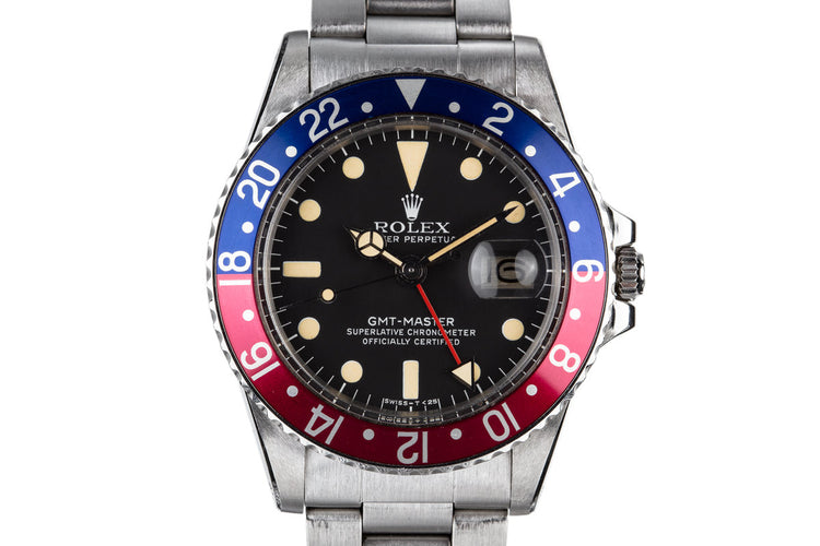 1977 Rolex GMT-Master 1675 "Pepsi" with Box and Booklets