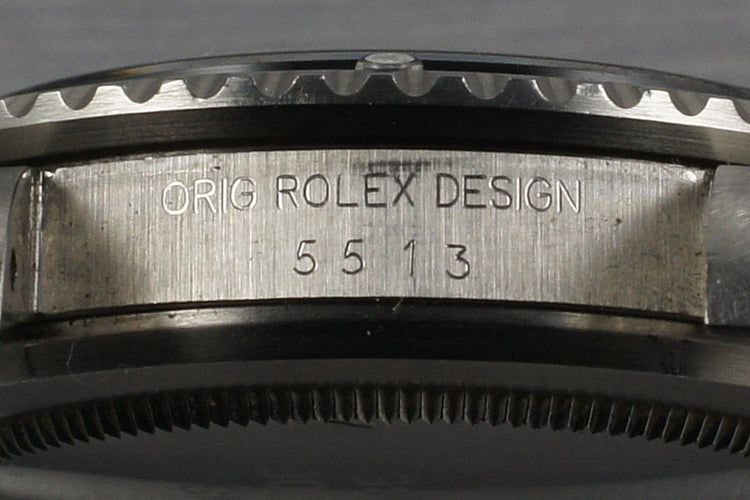 1991 Rolex Submariner 5513 very late E serial