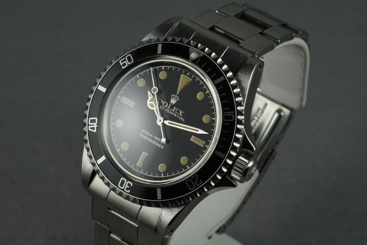 1963 Rolex Submariner 5512 PCG with Glossy Chapter Ring Dial