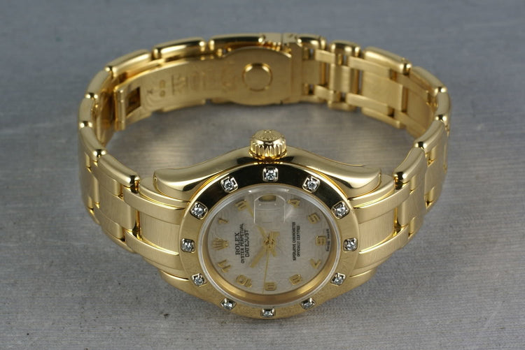 Rolex Ladies Masterpiece 69318 with12 Diamond Bezel