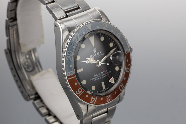 1971 Rolex GMT-Master 1675 with Faded "Pepsi" Insert