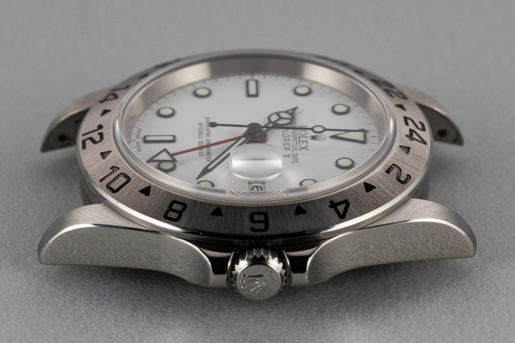 2005 Rolex Explorer II 16570 White Dial with Box and Papers