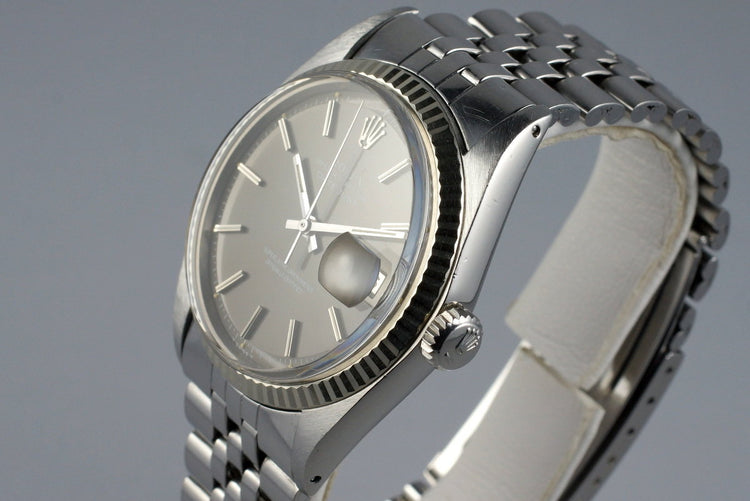 1972 Rolex DateJust 1601 with Matte Gray Dial