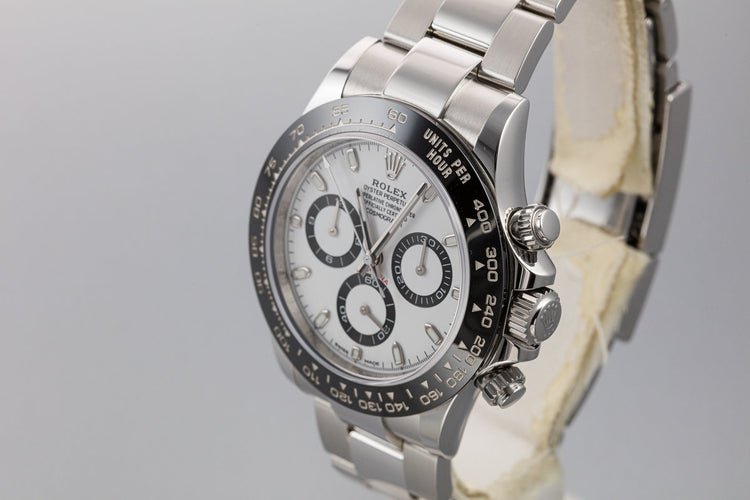 Rolex Daytona 116500LN White Dial with Box and Papers