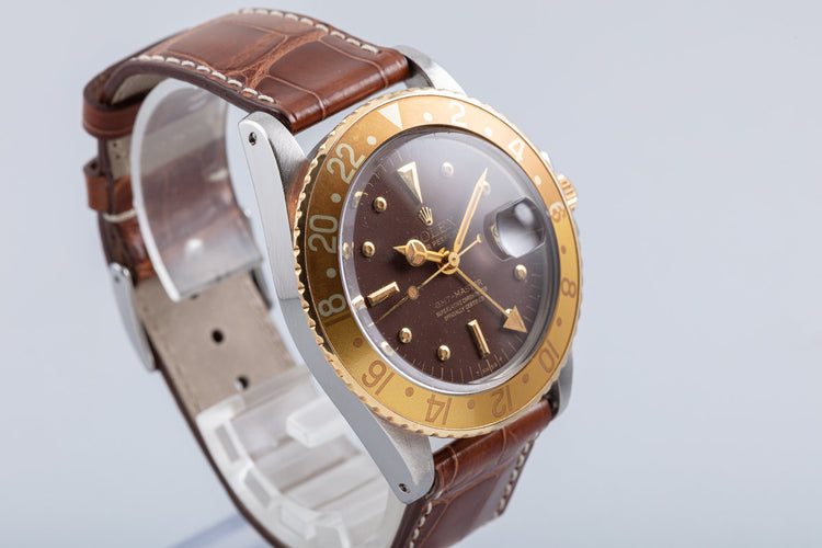 1971 Vintage Rolex GMT-Master 1675 with Brown Nipple Dial