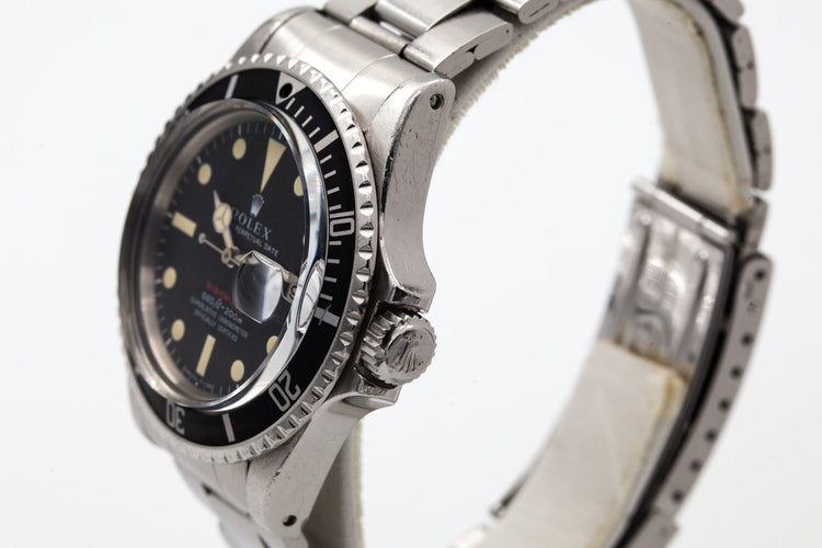 1970 Rolex Red Submariner Mark IV Dial with Papers