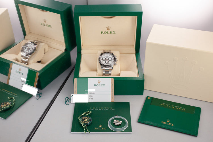2018 Rolex Daytona 116500LN White Dial with Box and Papers