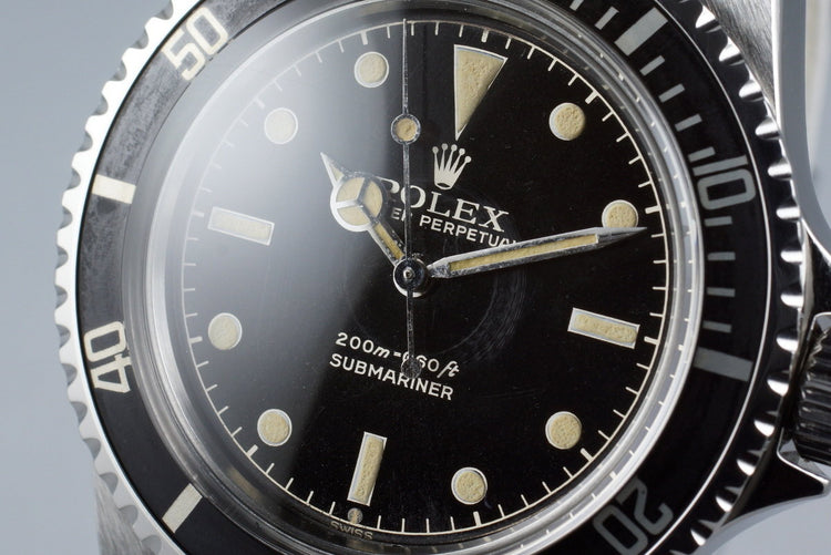 1963 Rolex Submariner 5512 PCG Gilt Glossy Chapter Ring Dial
