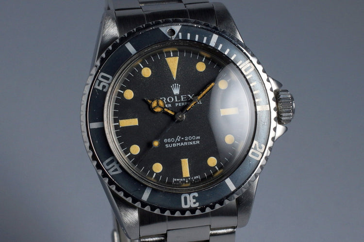 1965 Rolex Submariner 5513 Serif Dial