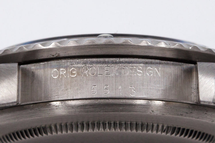 1985 Rolex Submariner 5513 with Black Service Dial