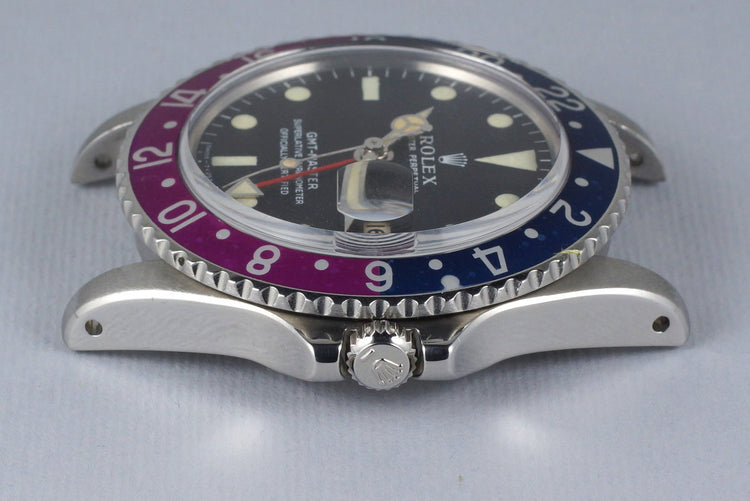1967 Rolex GMT 1675 Mark I Dial and Fuchsia Insert with Box and Papers