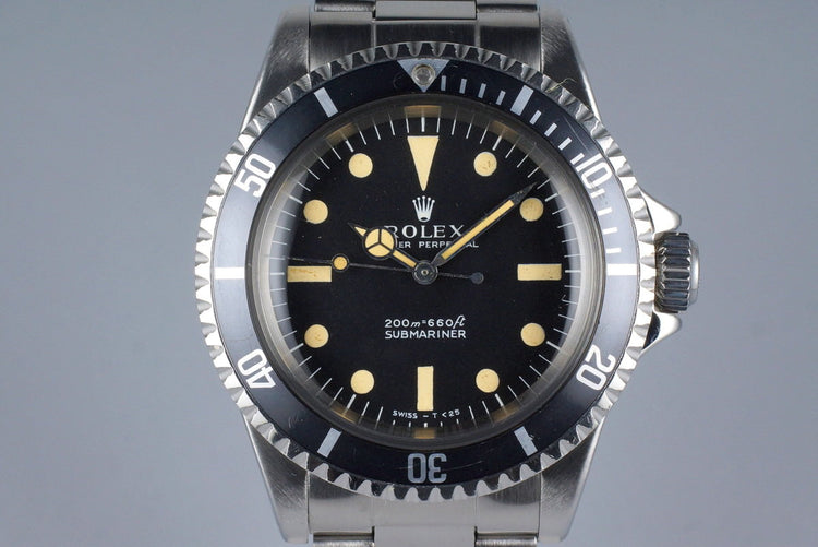 1967 Rolex Submariner 5513 Meters First