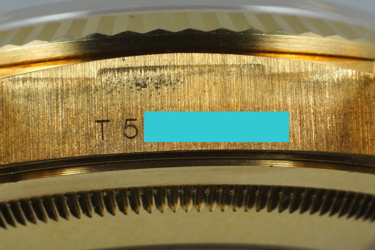 1990 Rolex YG Day-Date 18238 with Cream Pyramid Dial