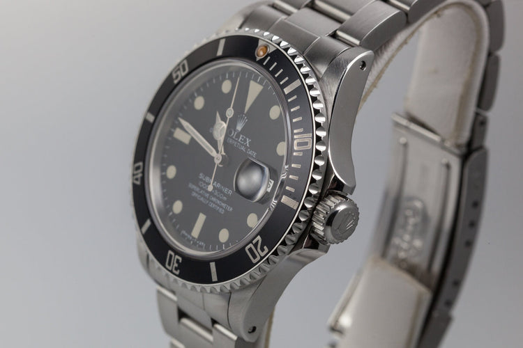 1982 Rolex Submariner 16800 Matte dial