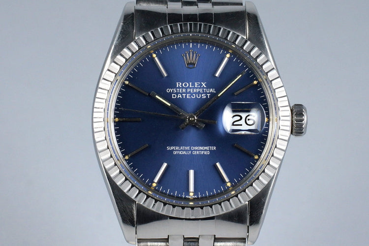 1984 Rolex DateJust 16030 with Blue Dial