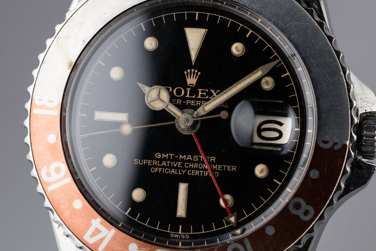 1960 Rolex GMT-Master 1675 Gilt Dial