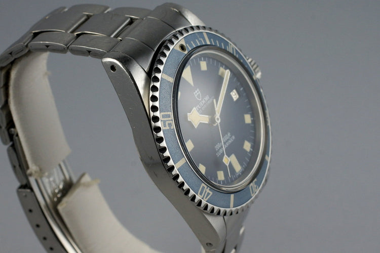 1981 Tudor Submariner 94110 Blue Snowflake