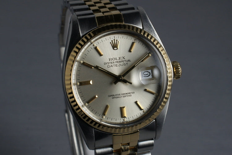 1984 Rolex Two Tone DateJust 16013 with Box and Papers