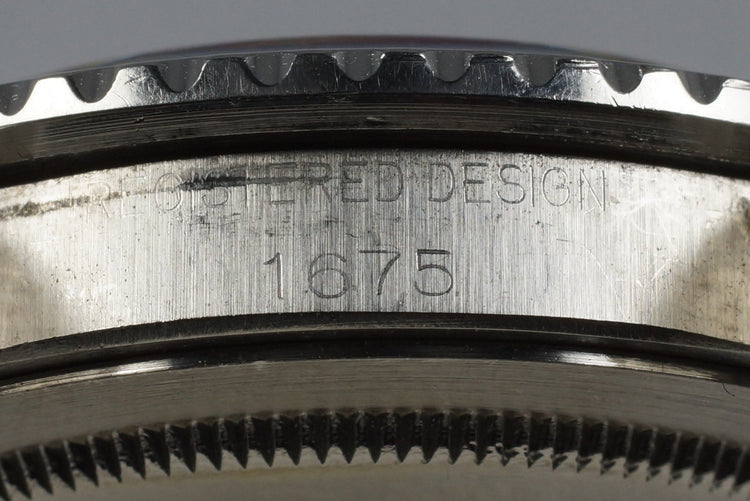 1968 Rolex GMT 1675 Brown Mark I Dial