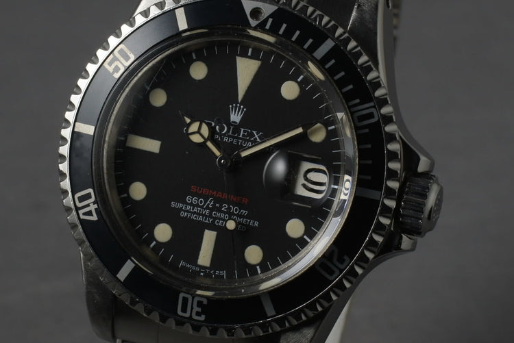 1971 Rolex Red Submariner 1680 Mark V