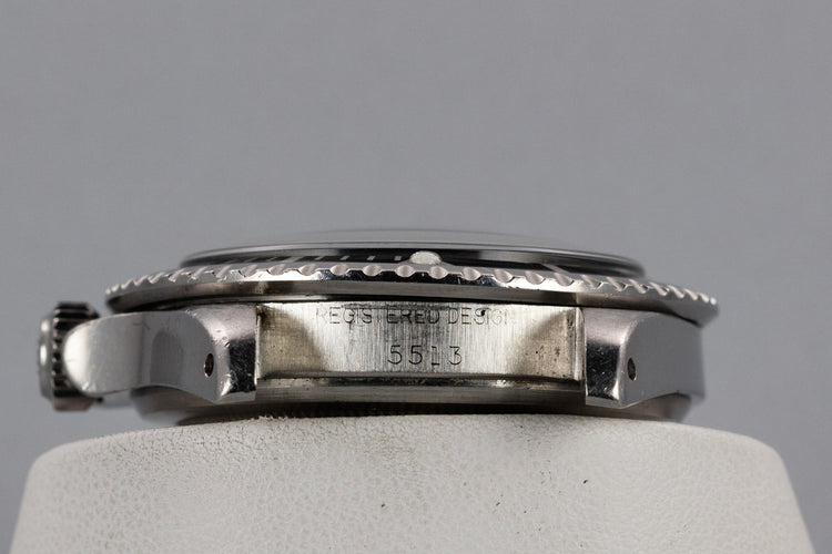 1968 Rolex Submariner 5513 with Meters First Dial