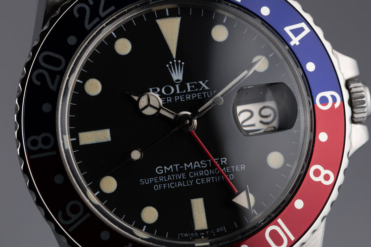 1981 Rolex GMT-Master 16750 "Pepsi"