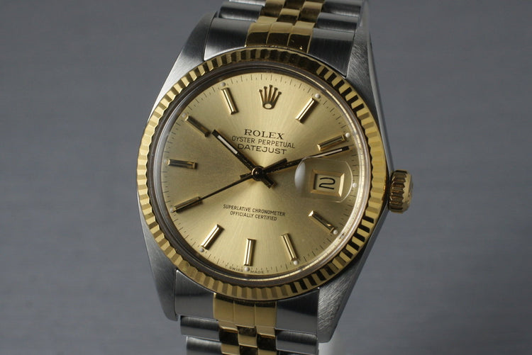 1986 Rolex Two Tone DateJust 16013