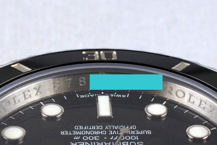 2015 Rolex Submariner 114060 with Box and Papers