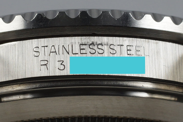 1988 Rolex Submariner 168000 with RSC Papers