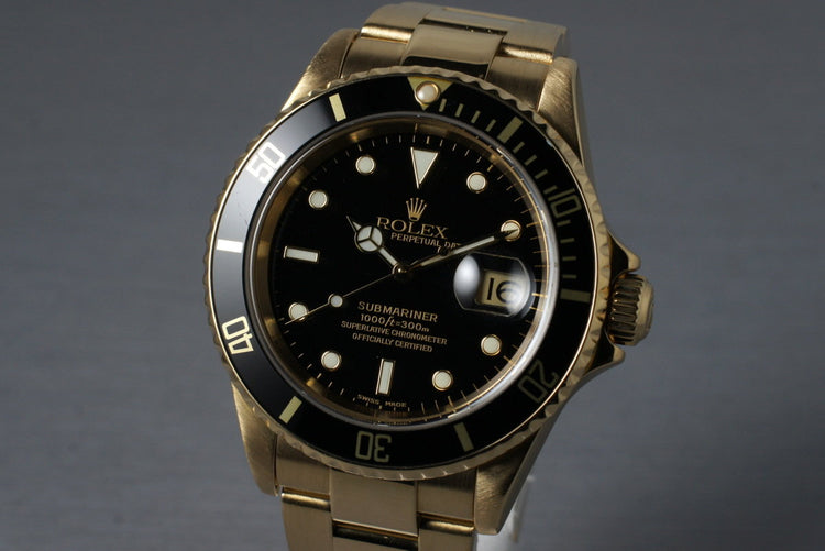 2003 Rolex 18K Submariner 16618