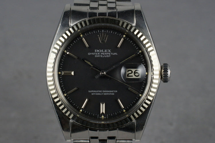 1968 Rolex 1601 Black Dial DateJust