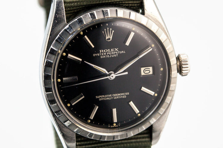 1958 Rolex Datejust 6605 with Glossy Gilt Dial