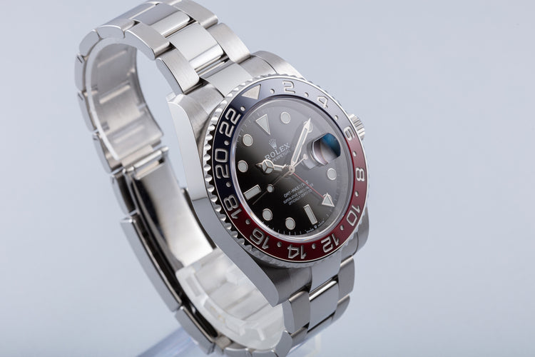 2021 40mm Rolex GMT-Master II 126710BLRO with Box & Card