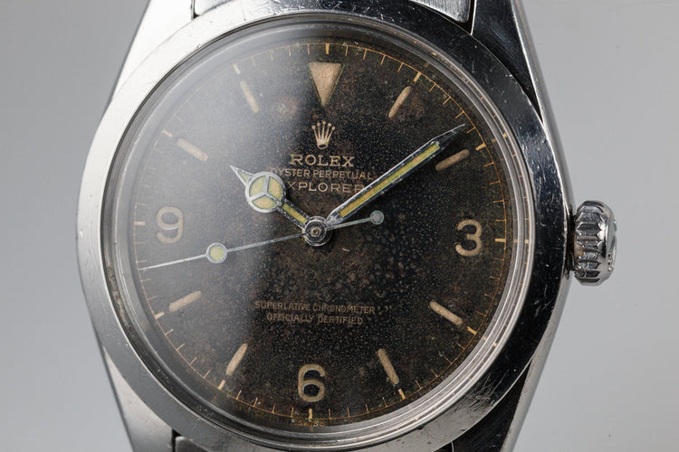 1963 Rolex Explorer 1016 with Aged Tropical Gilt Dial