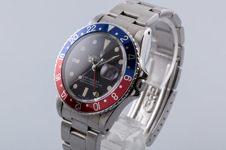 1983 Vintage Rolex GMT-Master 16750 "Pepsi" Dial