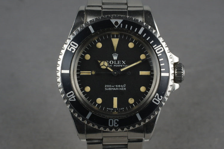 1967 Rolex Submariner 5513 Meters First