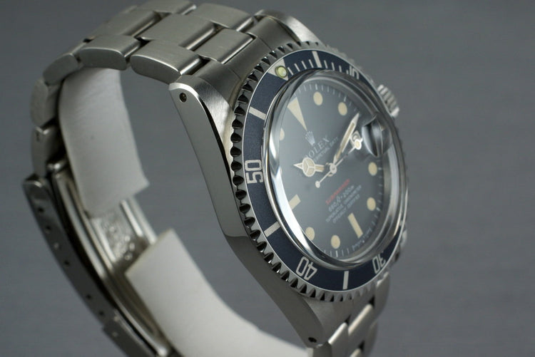 1971 Rolex Red Submariner 1680 Mark IV Dial
