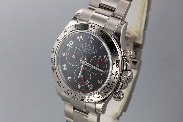 2007 Rolex 18K WG Daytona Black Dial with Box