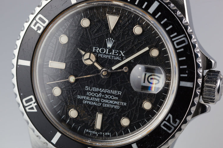 1984 Rolex Submariner 16800 Spider Dial