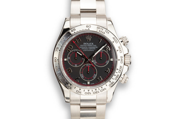 2007 Rolex 18K WG Daytona Black Dial with Box