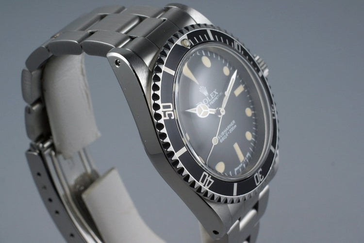 1981 Rolex Submariner 5513 Mark V Maxi Dial