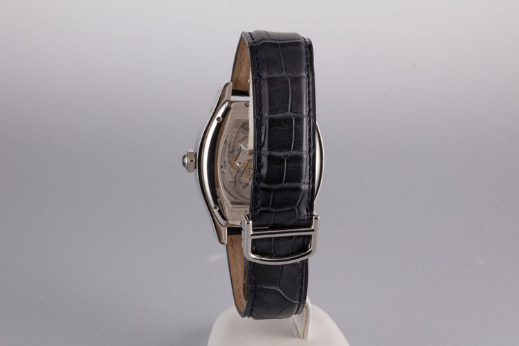 1996 Platinum Cartier Tortue XL Tourbillon Chronograph Mono Pusher No.18/40 with Box
