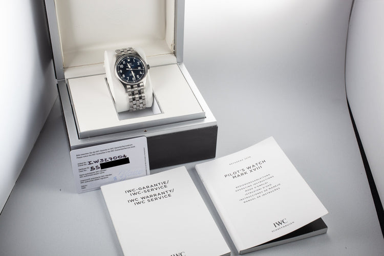IWC Pilots Watch MK XVIII "Le Petit Prince" Edition IW327004 with Box and Papers