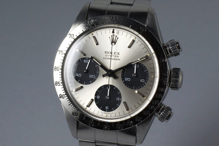 1972 Rolex Daytona 6265 Silver Dial with Box and Papers