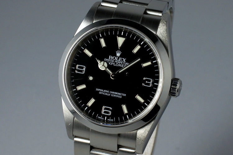 2003 Rolex Explorer 114270 with Box and Papers