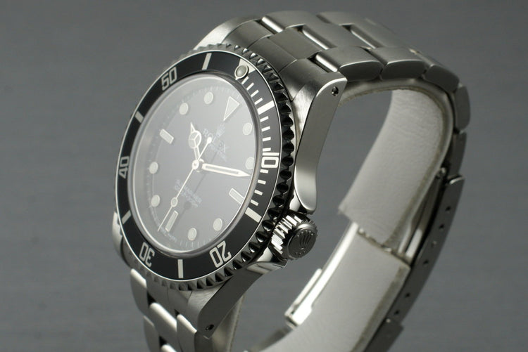 2006 Rolex Submariner 14060M with Box and Papers