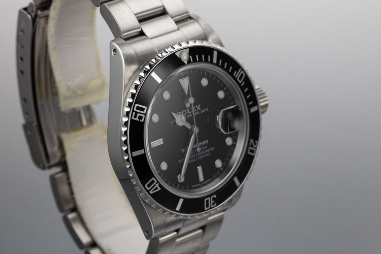 1986 Rolex Submariner 16800