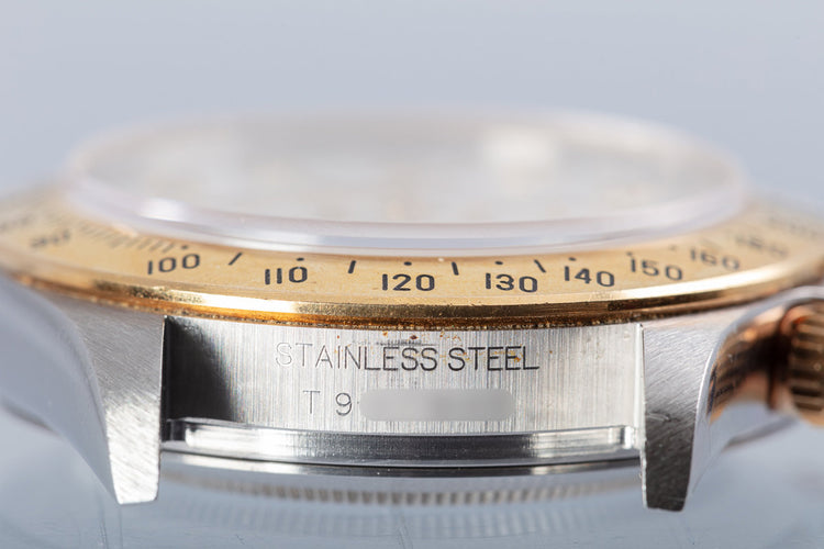 1996 Rolex Zenith 18K/ST 16523 White Diamond Dial Daytona