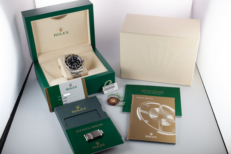 2017 Rolex Ceramic Sea Dweller 116600 with Box and Papers