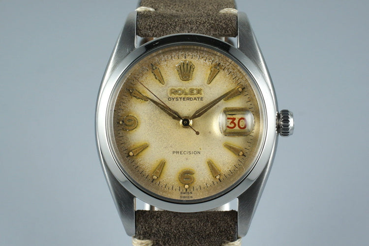 1954 Rolex OysterDate 6494 with Tropical Dial